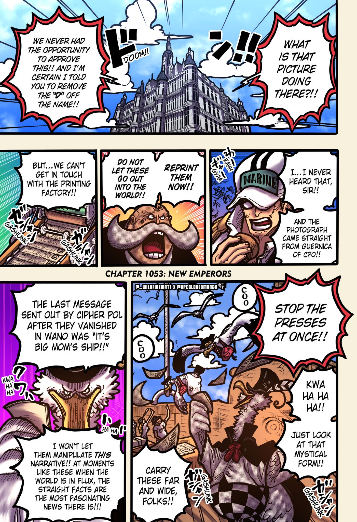 We colored One Piece Chapter 1,000 in FULL COLOR!! (Link in
