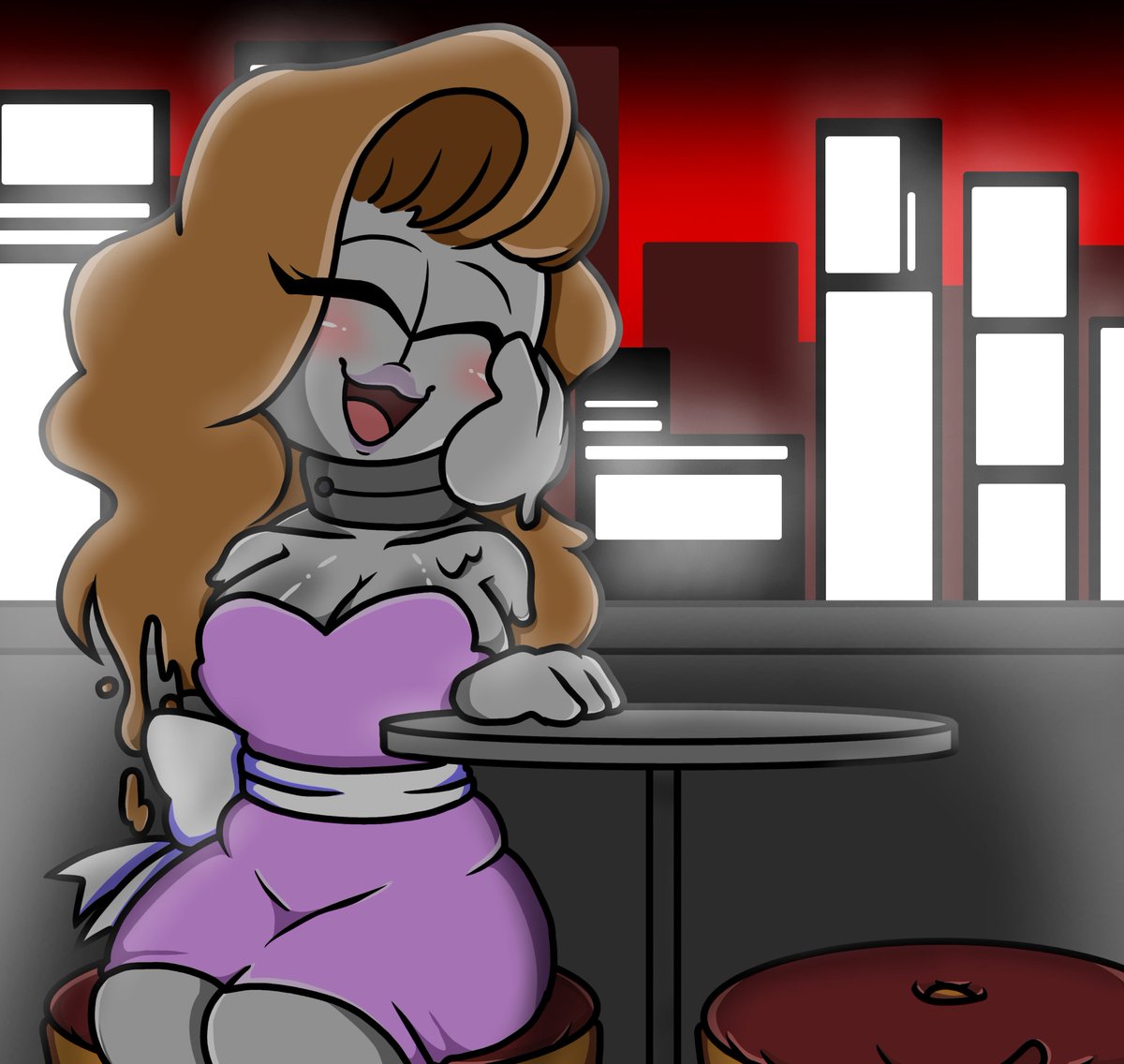 maxazurebb's tweet photo. 💜A date with the Marshmallow Lady💜
. 
(This is a Fake collab so feel free to put your OC or MadCom character with her! ^w^)
. 
#madnesscombat #madnesscombatoc https://t.co/TZGGyAD777