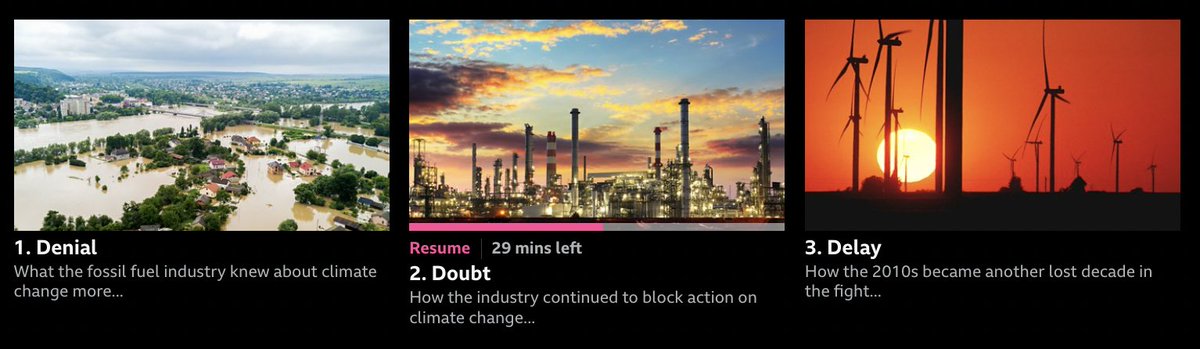 #StopBurningStuff (@stopbscampaign) on Twitter photo "We won't solve the climate crisis, 
if we don't solve the misinformation crisis."
'Big Oil v The World' (BBC iPlayer) should be mandatory viewing for all, but the omission of a conspicuous focus on the emissions from cars, trucks, planes etc was... odd. bbc.co.uk/iplayer/episod… "We won't solve the climate crisis, 
if we don't solve the misinformation crisis."
'Big Oil v The World' (BBC iPlayer) should be mandatory viewing for all, but the omission of a conspicuous focus on the emissions from cars, trucks, planes etc was... odd. bbc.co.uk/iplayer/episod…