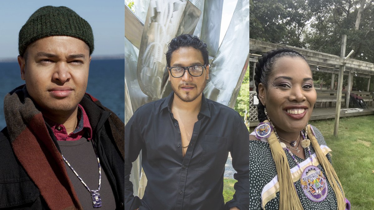 Join us for an artist talk in the garden on Saturday, August 6:  "Insider Outsider: New Voices in the Art World" features artists Jeremy Dennis and Andrina Smith of the #Shinnecock Nation. Get tickets here: bit.ly/3OglpkO #art #talk #hamptons #newvoices #longhousereserve