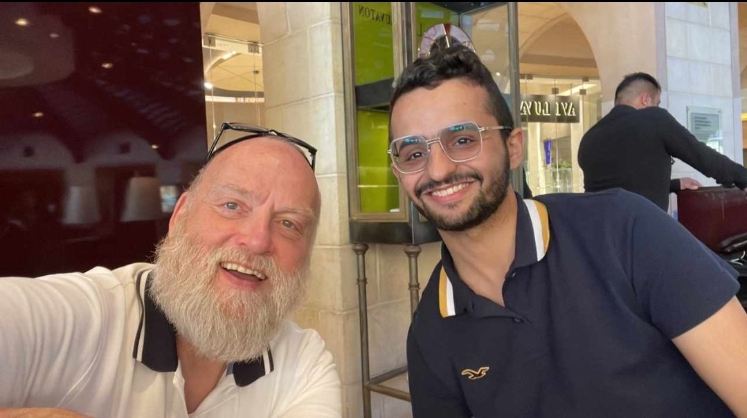 Had the honor today to meat one of world's biggest Legends. Rab michoel schnitzler in Jerusalem Isreal. We sat down together for a good lunch and spent over an hour talking with him. 🥰🥰