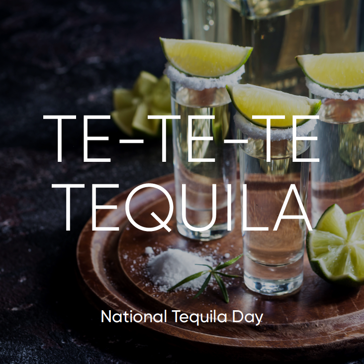 National Tequila Day, get your lime at the ready, salt on your hand and cheers to national tequila day. Come down today and get the shots in! #tequila #shots #natioanlatequiladay