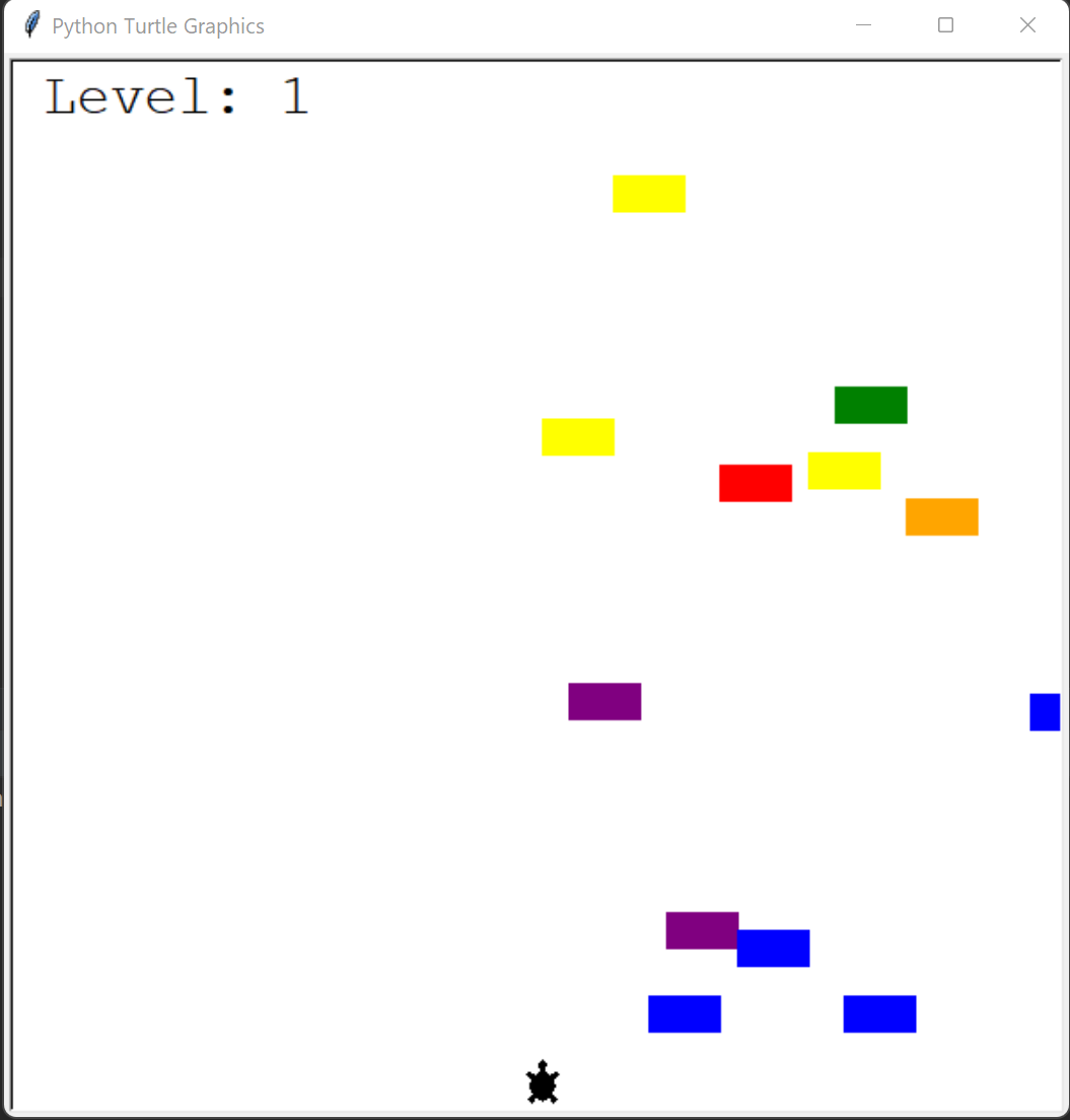 prokshit's tweet image. Day 23,
✅- Turtle Crossing Game - Capstone
#Python #Turtlelibrary.
#100daysofcodechallenge
#100DaysOfCode
@yu_angela Day 22,