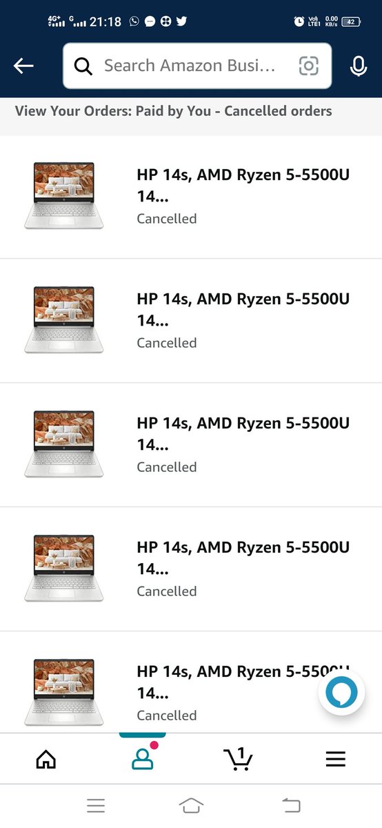 Shivhareking's tweet photo. 5 Times Order Cancelled, No one is there to listen the issue, I have mailed, discussed with Customer service. But no solution provided.
Really Frustrating experience with Amazon.
No recommendation in future.
@amazonIN @AmazonHelp @CimGOI @AmitAgarwal https://t.co/0uprP6zd4f