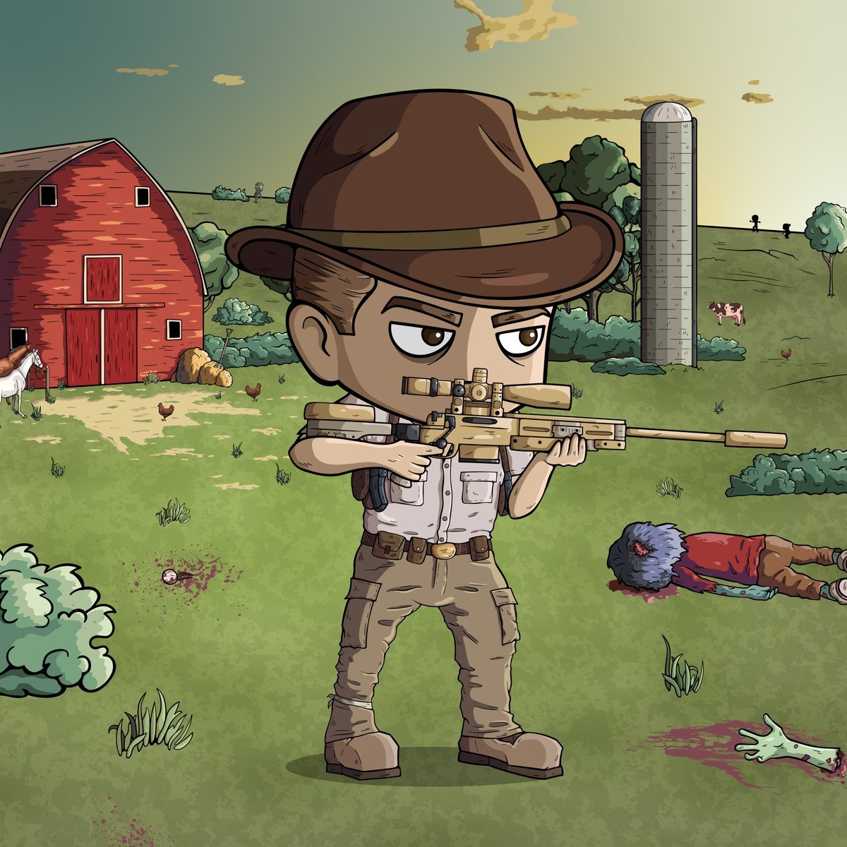 We are giving away 🎟️2 WLs for Zombie Hunters, the hottest new P2E coming soon!

To enter: 
✨Follow <a href="/CelephaisNFT/">Celephais</a> + @zombiehunternft
✨Like + Retweet 
✨Tag 3 frens!

Ends in 24hours ⏰