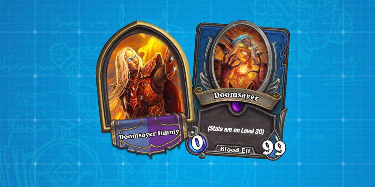 OutOfCardsHS's tweet photo. KingKuba's custom Bringers of Doom expansion is back on the spotlight for the third time to talk about the content for Duels and Mercenaries that come with the set. #CustomHS https://t.co/lfCi17Yxbl https://t.co/zaZ4F28Cuk