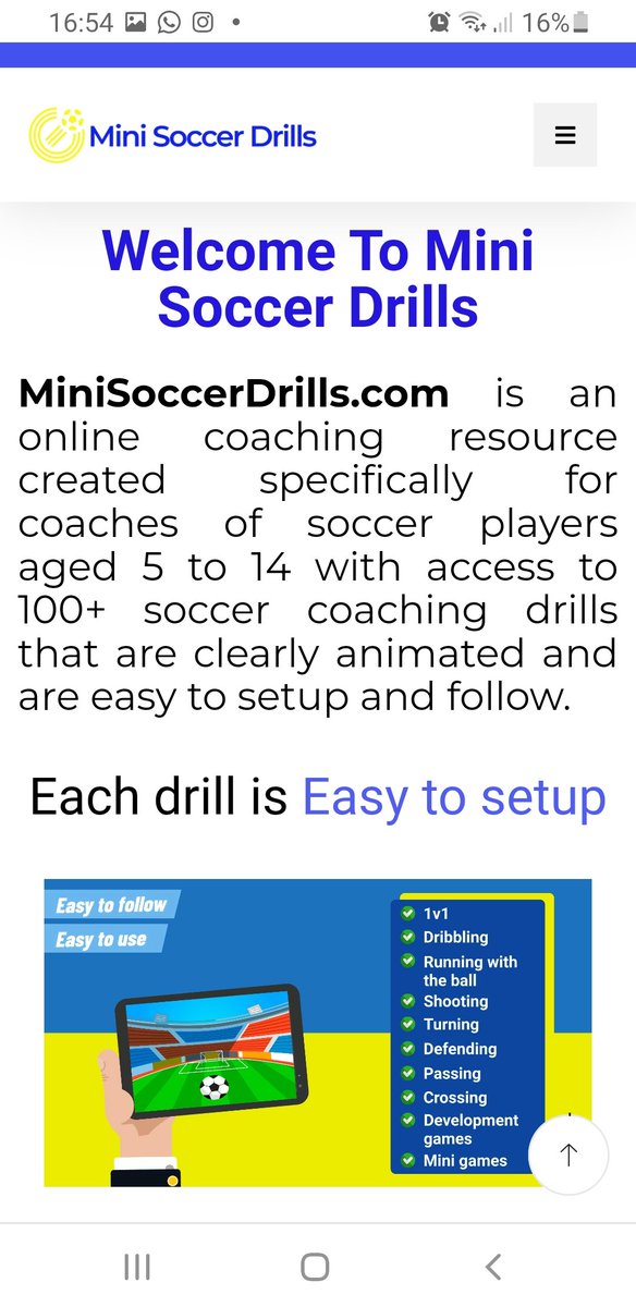 MiniSoccerDrills (@minisoccerdrill) on Twitter photo 💥⚽️Totally Free Website⚽️💥
minisoccerdrills.com
100+ categorized coaching drills
Take a look👀
Like ❤
Retweet🔃
FOLLOW👍
@coachingfamily <a href="/AmplifiedSoccer/">Amplified Soccer</a> <a href="/SessionShareNet/">SessionShare</a> @TotalSoccerDril @205_Sports <a href="/Teamgrassroots_/">Grassroots</a> <a href="/AcademyDad1/">The Academy Dad.</a> <a href="/tacticalpedia/">TacticalPedia</a> <a href="/TacticalThinker/">Tactical✭Thinker. </a>
#football 💥⚽️Totally Free Website⚽️💥
minisoccerdrills.com
100+ categorized coaching drills
Take a look👀
Like ❤
Retweet🔃
FOLLOW👍
@coachingfamily <a href="/AmplifiedSoccer/">Amplified Soccer</a> <a href="/SessionShareNet/">SessionShare</a> @TotalSoccerDril @205_Sports <a href="/Teamgrassroots_/">Grassroots</a> <a href="/AcademyDad1/">The Academy Dad.</a> <a href="/tacticalpedia/">TacticalPedia</a> <a href="/TacticalThinker/">Tactical✭Thinker. </a>
#football