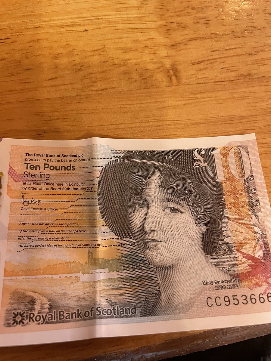 Very happy to be back under moody Scottish skies after being away for so long. Also a nice surprise to see an astronomer has made it onto the currency since I was last home!
