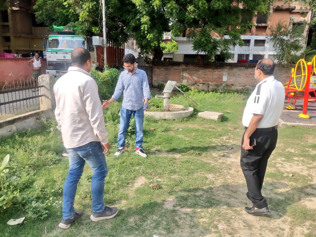 Renovation and Upgradation of Transit Hostel Park through CSR of Hero Group. Soon the park would get a new face from its present position of dumping site and would soon be open to public.<a href="/DMjaunpur/">DM JAUNPUR</a> @Himansh57208358