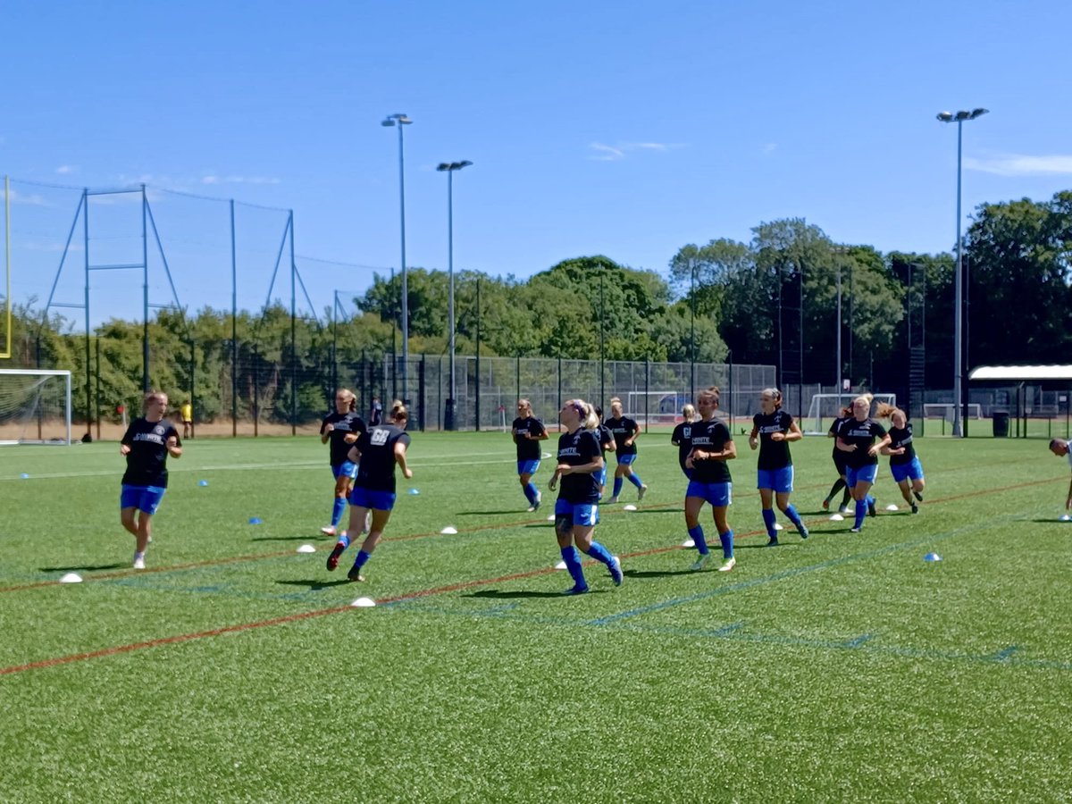 NewhavenLadies's tweet photo. It was a warm one today at Falmer, but the First team showed control of the game and created many chances, winning 4-1. Goals came from Ripley (x2) , Franks and Evans. 
Thanks to @MVWFC for hosting, we look forward to seeing you in the season ahead.⚓️
#dockers https://t.co/SjM8HZLGwM