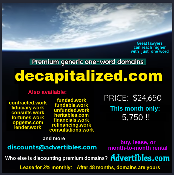 Domainifier's tweet photo. Great #domains #ForSale
@advertibles or @toleristic
#custom #custodials #discounts #counteroffers #advertising #money #wealth #success #twitme #ads #advertibles https://t.co/nn5jrMG5sO