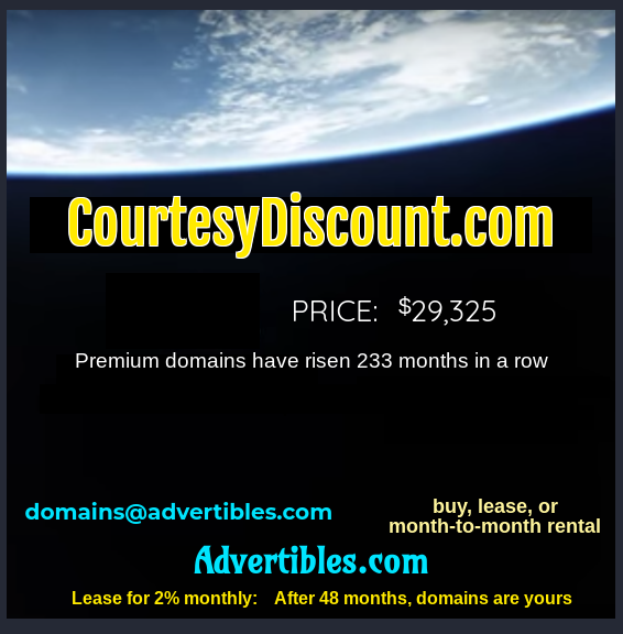 Domainifier's tweet photo. Great #domains #ForSale
@advertibles or @toleristic
#custom #custodials #discounts #counteroffers #advertising #money #wealth #success #twitme #ads #advertibles https://t.co/iCBFUyFeNl