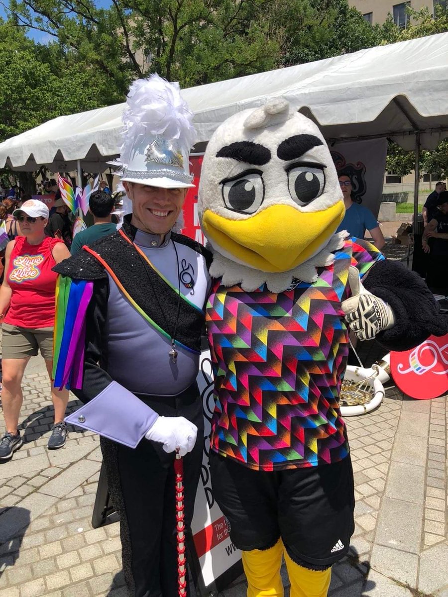 June may be over, but #pride is year-round! Come see the DCDD Marching Band at @dcunited Night Out on Saturday, August 6! Game kicks off at 7:30 p.m., but come early to see the marching band perform! #reUNITE #BetterWithTheBand