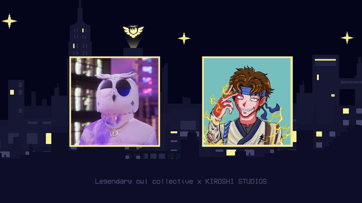 Legendary Owl Collective (@legendaryowlco) on Twitter photo Legendary Owl Collective 🤝 KiroshiStudios
In collaboration with <a href="/KiroshiStudios/">KIROSHI ㊗️</a>,
We are giving away x3 WL spots!
To enter:
1️⃣Follow <a href="/legendaryowlco/">Legendary Owl Collective</a> &
<a href="/KiroshiStudios/">KIROSHI ㊗️</a>
2️⃣ Like & RT
3️⃣Tag 3 Friends 👇
24 hours! ⏳ Legendary Owl Collective 🤝 KiroshiStudios
In collaboration with <a href="/KiroshiStudios/">KIROSHI ㊗️</a>,
We are giving away x3 WL spots!
To enter:
1️⃣Follow <a href="/legendaryowlco/">Legendary Owl Collective</a> &
<a href="/KiroshiStudios/">KIROSHI ㊗️</a>
2️⃣ Like & RT
3️⃣Tag 3 Friends 👇
24 hours! ⏳