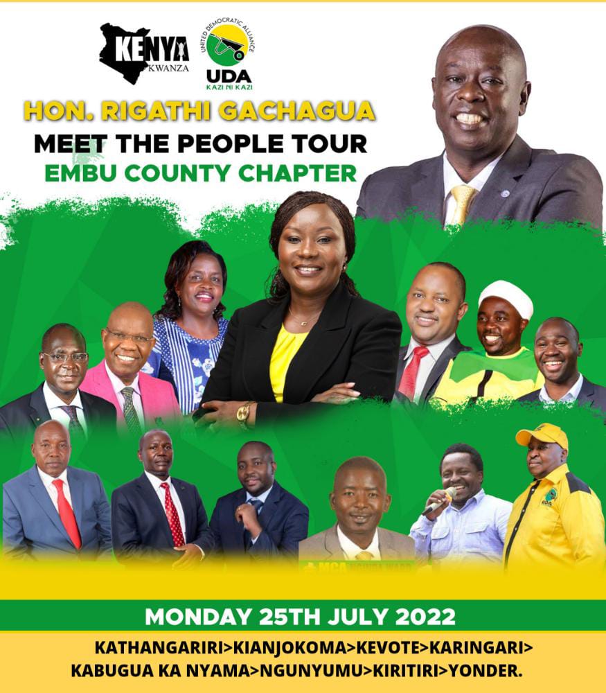 FilexFundi's tweet photo. Welcome to Embu, General  @rigathi and all the #KenyaKwanza delegates to Embu County  #KapkatetDeclaration @muchangikaremba @muchangikaremba @KariukiRoho https://t.co/IyUyNDK6J0