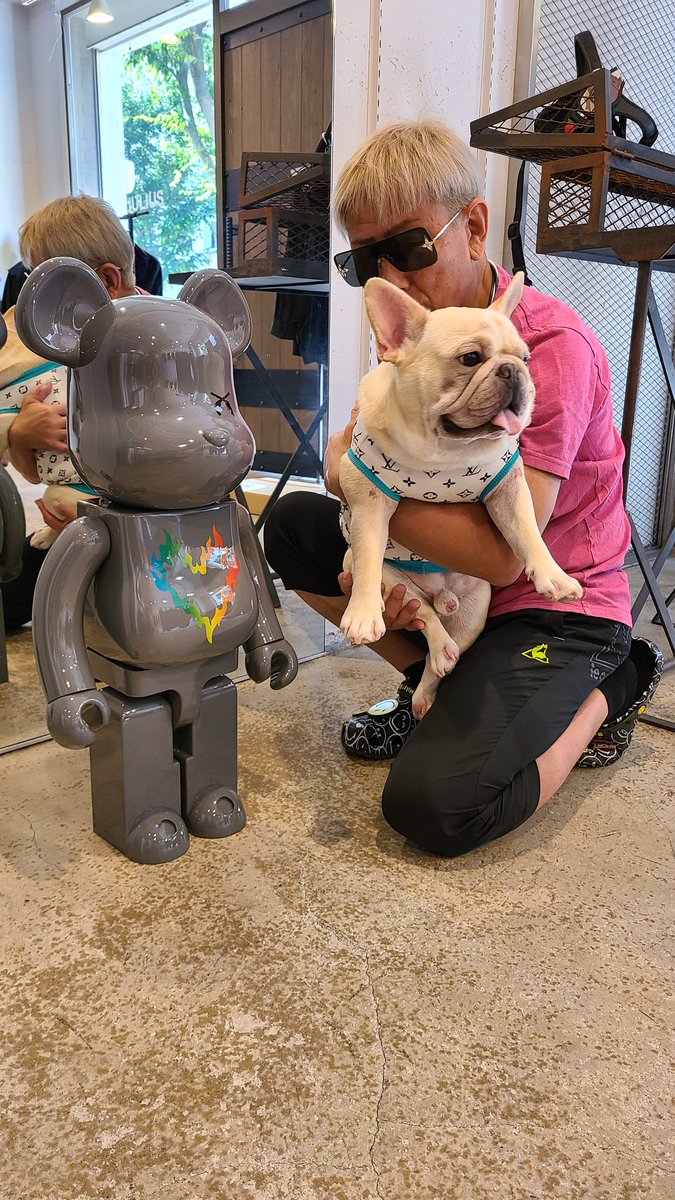 ROWEN_JAPAN's tweet photo. こんばんは🌖
昨日は午後からラルくんと @IMPACT_ikt さんに色々お引き取り～
BE@RBRICK 1000%✖️ @roar_guns や JURIUS等々… オーナーさんががんばっているのでちょっとした応援です🦾
ラルくんが入れる唯一のセレクトショップ🎵

#rowen #フレンチブルドッグ #JURIUS #roar #ベアブリック #豊橋市 https://t.co/mIJH0PwUM7