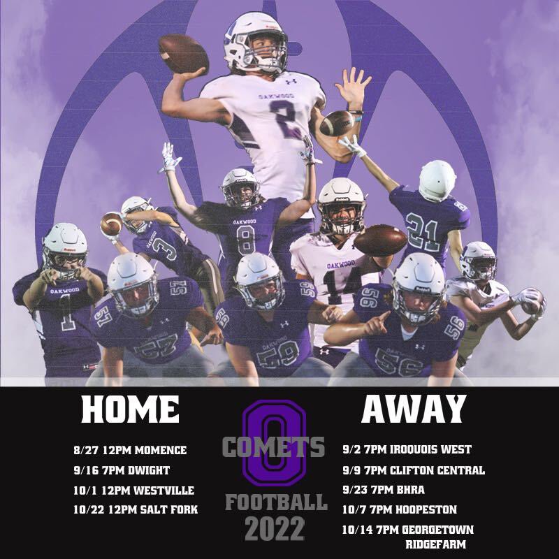 Oakwood Comet Football / Twitter