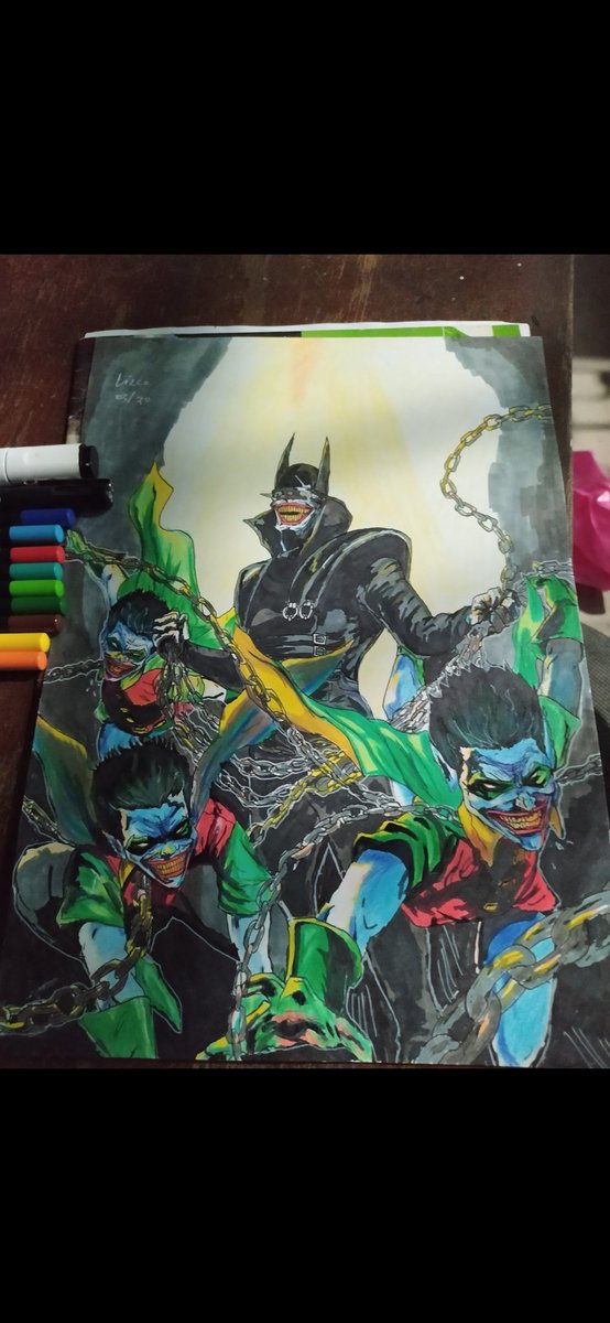 JustCiscow's tweet photo. Batman que ri.

#DC  #art  #Artista  #ink https://t.co/3zUWOMH5Xl