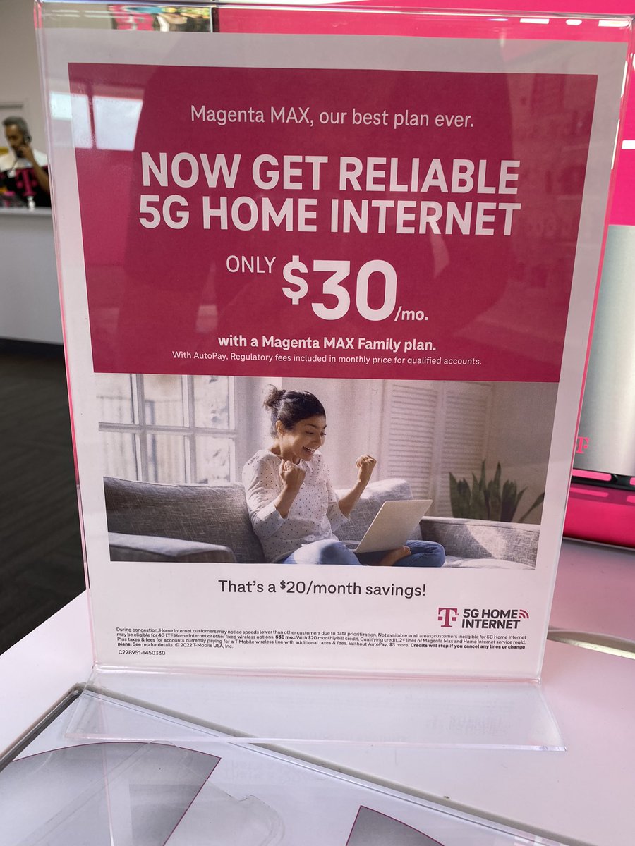 What an amazing deal!! Come visit us at 7248 Gall Blvd in Zephyrhills and get your home internet!
#tmobile #home #florida #deal #internet #nation #allday #TampaBay