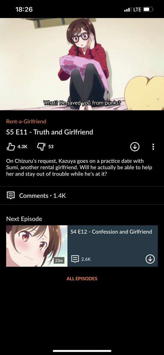 Edystur_O's tweet photo. @animetv_jp Rent a girlfriend 😂😂😂😂 https://t.co/LRag0tftnw