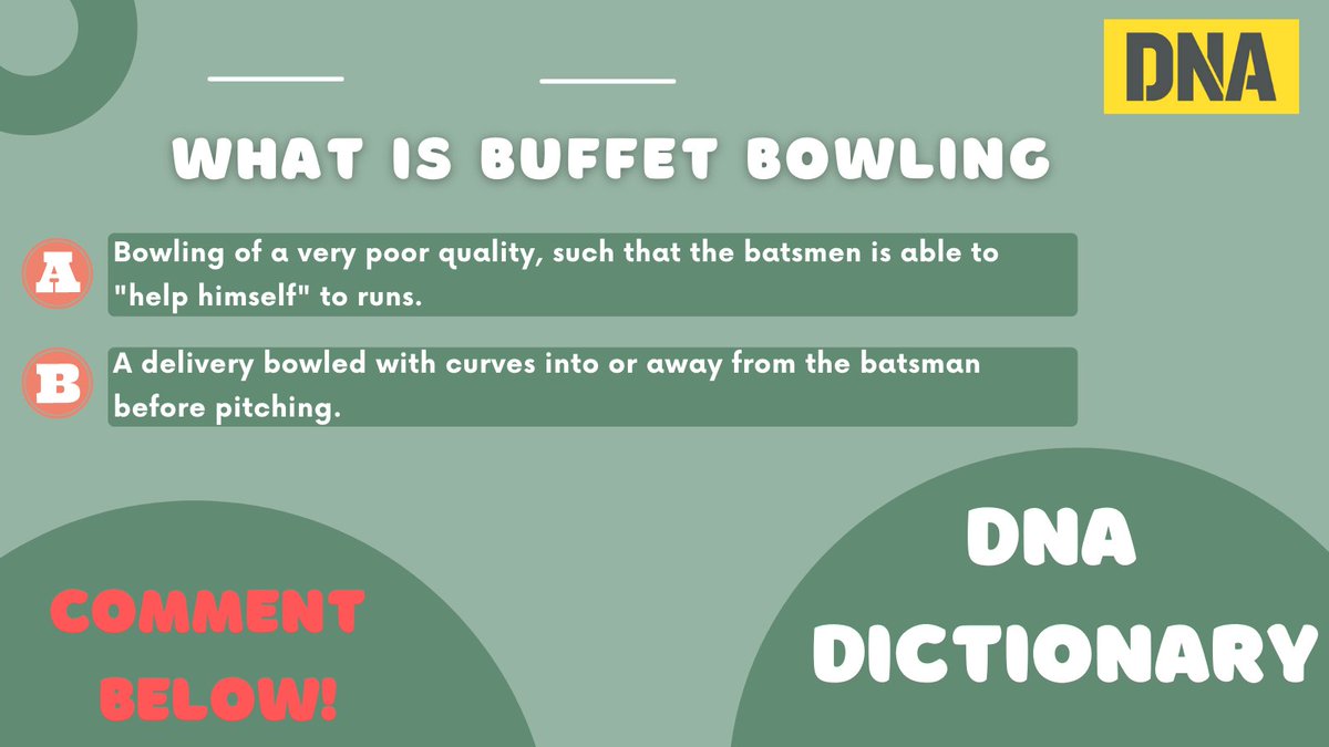 dna's tweet photo. #DNADictionary | What is buffet bowling?
Vote Now!
#BuffetBowling https://t.co/i1Pt2w8SOQ