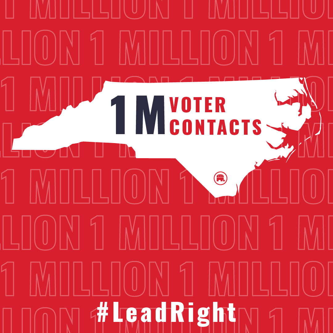 NCGOP's tweet photo. MASSIVE momentum for Team #NCBoots!

Our volunteer driven voter contact program is going to elect Republicans up and down the ballot. 

#LeadRight #ncpol #GOTV https://t.co/x7OqsGjroK