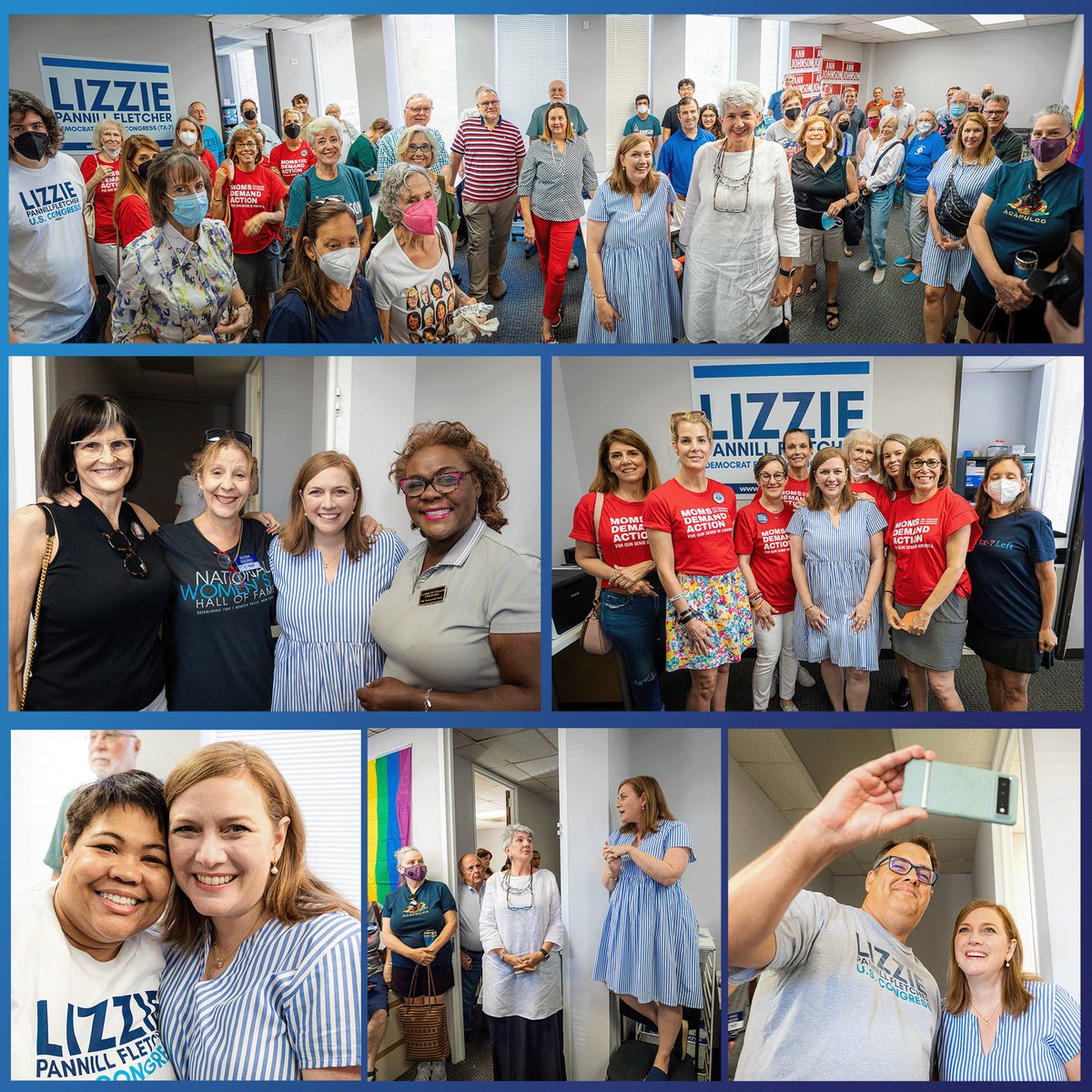 Lizzie Pannill Fletcher (@lizziepfletcher) on Twitter photo How AWESOME was it to get #TeamLizzie back together? Thanks to everyone for joining us at our HQ open house, including @Janet4Texas, <a href="/MomsDemand/">Moms Demand Action</a>, @RunSisterRunPAC, and <a href="/FtBendDems/">Fort Bend County Democratic Party</a>!
We have an election to win—glad to see so much energy for #TX07! How AWESOME was it to get #TeamLizzie back together? Thanks to everyone for joining us at our HQ open house, including @Janet4Texas, <a href="/MomsDemand/">Moms Demand Action</a>, @RunSisterRunPAC, and <a href="/FtBendDems/">Fort Bend County Democratic Party</a>!
We have an election to win—glad to see so much energy for #TX07!