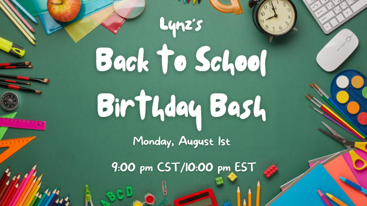 We are a little over a week out from my Back to School Birthday Bash! Make sure your lists are ready and up to date so we can help you #clearthelist! 

🧵