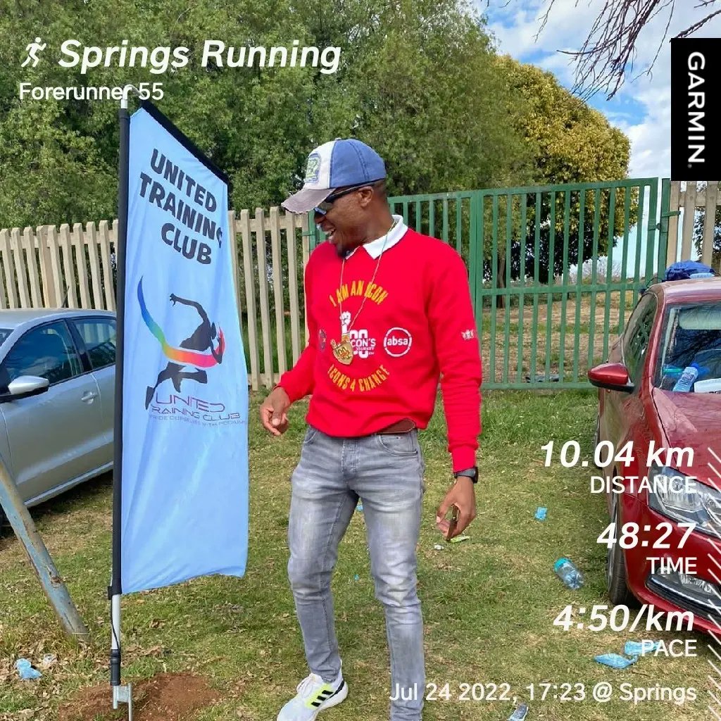 MrTrapnlos's tweet photo. #TrapnLos
#LunchTimeAtMabhida
#RunningWithTumiSole
After two weeks of rest, the body refused 6min pace 👌 👌 👌 👌... The aim was to do 30min but yeeey.. Kept on saying let's go
#3digitsGang https://t.co/IgqrsplLoB