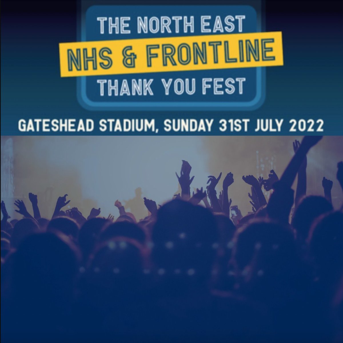 NHSThankYouFest's tweet photo. This time next week...🎉 

What are you waiting for?! Get your tickets today👇
➡️ https://t.co/TFrIf4XwTt
📍 Gateshead Stadium
🎟️ Tickets start from just £19.50!
📅 31st July 2022
-
-
#NHSFest #Gateshead #TributeActs https://t.co/WJUinXwKVs