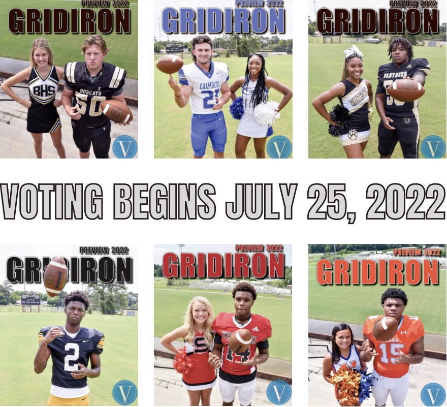 VTimesSports's tweet photo. Share! Share! Share! 

It’s almost time! Get ready to vote for this year’s cover of Gridiron magazine🏈

**A scheduling conflict prevented a member of the LaFayette cheerleading squad from being able to participate this year.** https://t.co/MpzHk86eqI