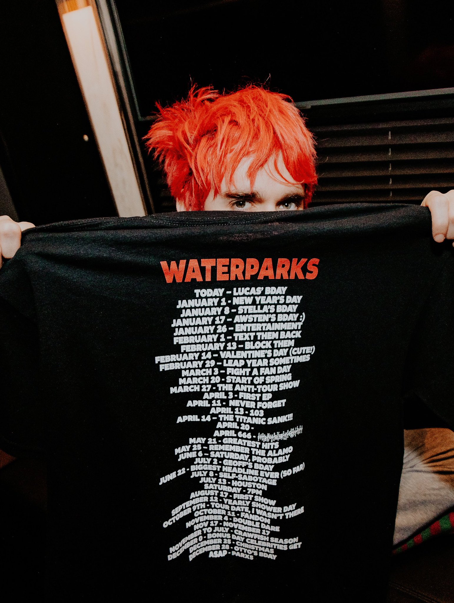 WATERPARKS on Twitter "NEW TOUR MERCH HERE TODAY, WHATS YOUR DATE 🔴