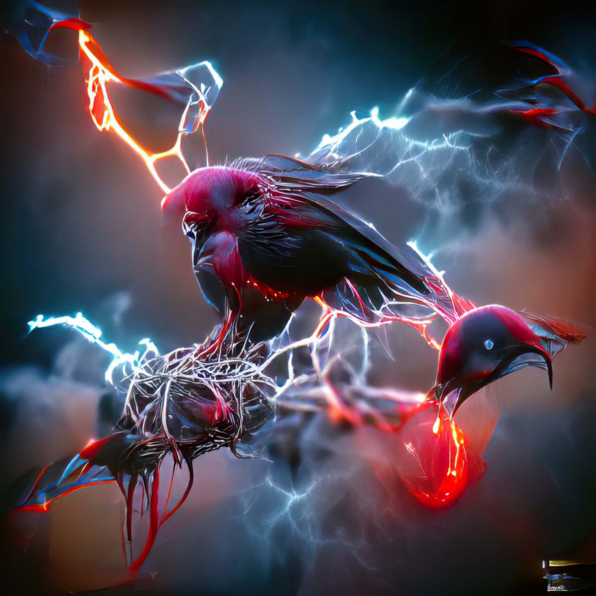 ComradeDice's tweet photo. Day 175 of Ai sessions from @TerraObscuraNFT 🙌

That looks like a dangerous bird 😈⚡️ https://t.co/QKqEzouxwL