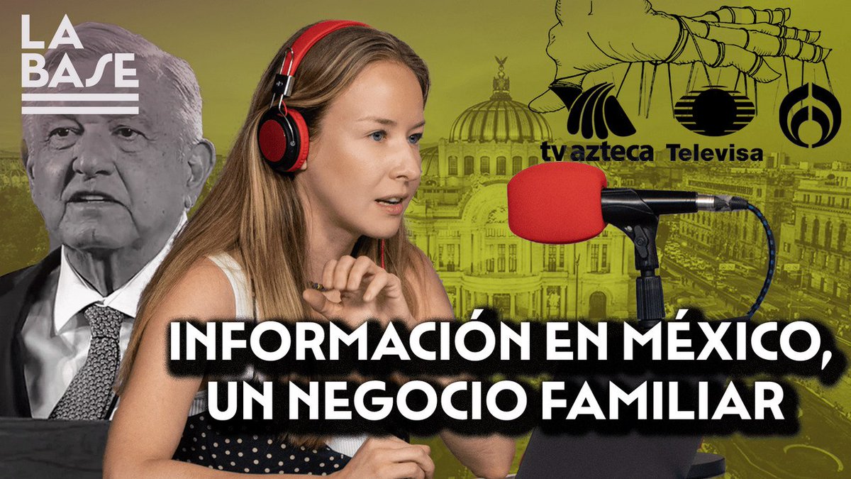 ¿Quién controla los medios de comunicación que atacan a Andrés Manuel López Obrador?

<a href="/inafinogenova/">Inna Afinogenova</a> nos habló de las sombras del periodismo en México 👇🏽
youtu.be/xzNhpPNhDV4