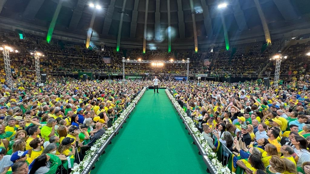 PL oficializa candidatura de Bolsonaro à reeleição. Foto: Reprodução/Twitter/PL