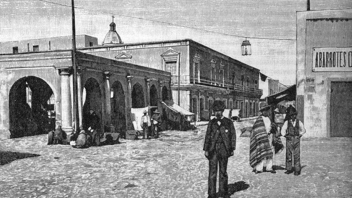 24 julio 1897.- El Periódico Oficial del Estado de #Coahuila anuncia la donación de los terrenos que ocupaba en #Saltillo el “Mercado del Parían” para que en ellos se construyese el “Banco de Coahuila”.