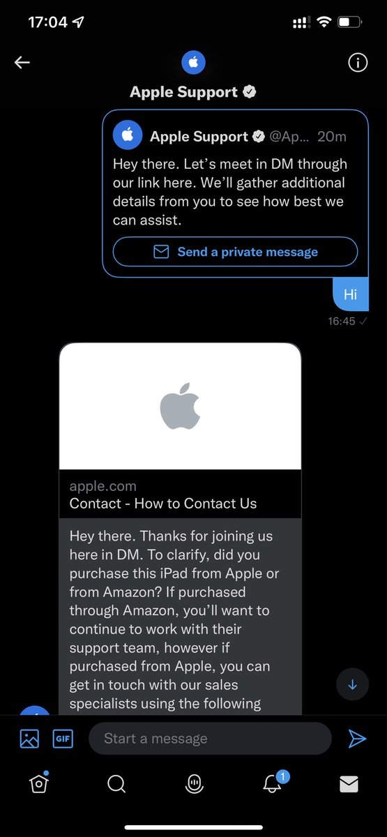 AshinRoyPV's tweet photo. @AmazonHelp This is apple’s response of this case. https://t.co/McqkNhQ6vD