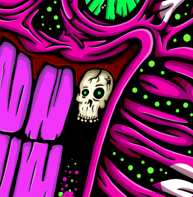 PsychonautzNFT's tweet photo. Top Skull Tooth 4
Cling #Creaturez #Psychoz
#nftcommunity #nftart #psychedelicart https://t.co/JS30FMnwdK