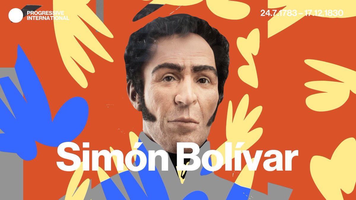 Today we remember Latin American liberator Simon Bolivar, born in Caracas, Venezuela, on this day in 1783. Bolivar guided the struggle against Spanish colonialism, leading revolutions that established an independent Colombia, Bolivia, Peru, Ecuador and Venezuela.