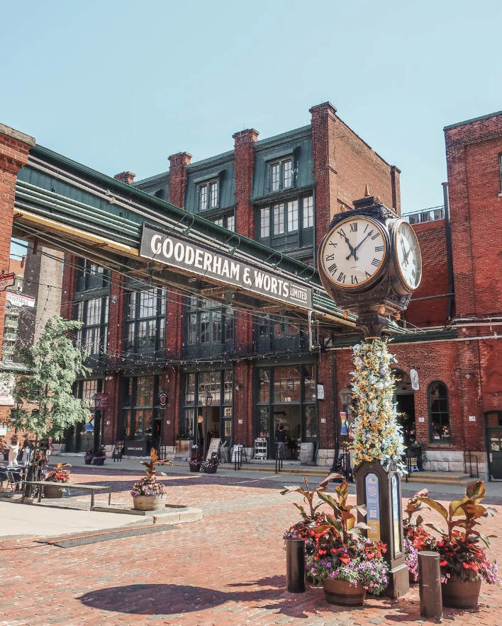 spiritofyork's tweet photo. ☀️Summertime in the @distilleryTO ☀️

Come say hello to our friendly neighbours and be sure to stop by @spiritofyork We’re open all weekend long and we've got a cocktail with your name in it! https://t.co/BiUZyjhdzu