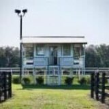 NIALL BRENNAN STABLES is one of the top Thoroughbred training facilities in the U.S. Situated on lush, rich land decorated with old oak trees, it consists of a 3/4 mile dirt track with a padded four stall starting gate, and a six furlong rolling turf course and a jogging track.