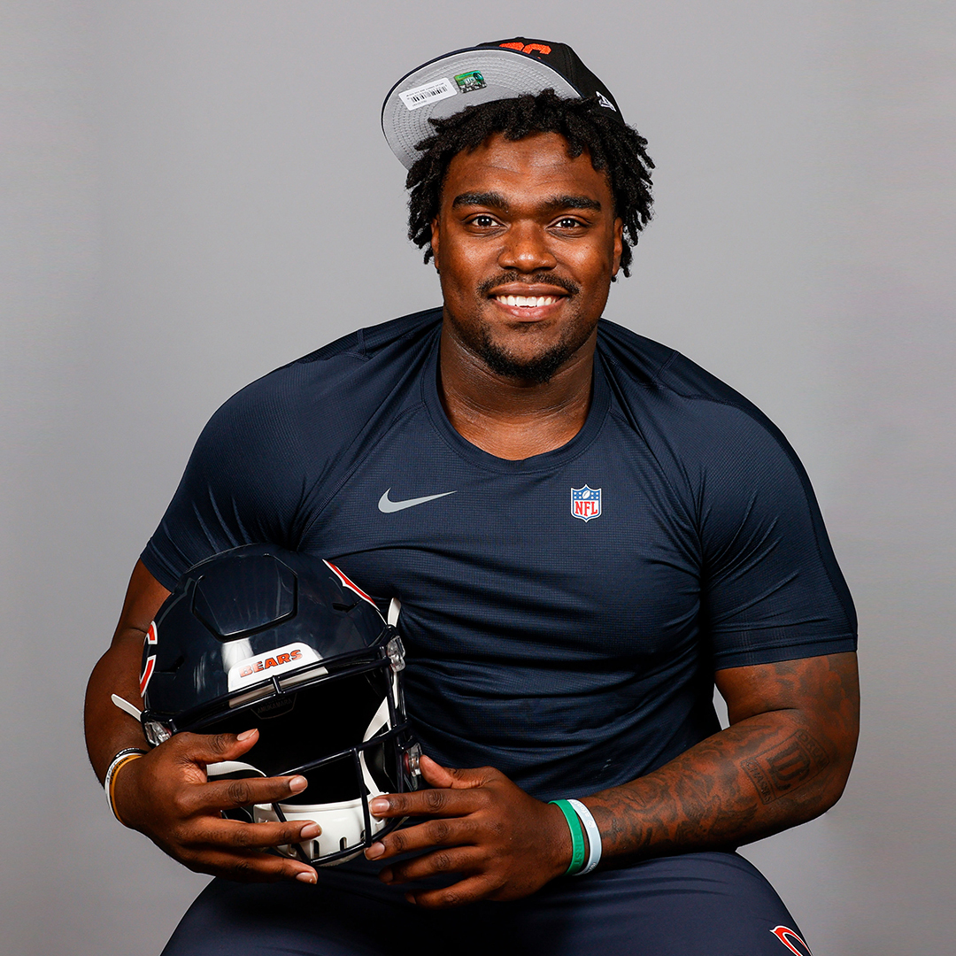 Chicago Bears Rookies  have started 90-man Roster Training Camp, OL  Ja'Tyre Carter (Southern University)
