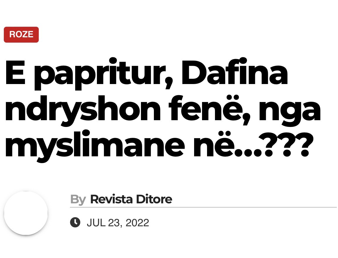 Dafina_Zeqiri's tweet photo. Feja e Shqipëtarit ësht Shqipëtaria!
Qka ka lidhje qka veshi?
Qka ngjes ne qaf?
Shkruni najsen ma te “menqme” nvend se me bo “fake views” me fake news! 
Besoj ne ZOT! Ne DASHNI! Ne PAQE! https://t.co/PoMQOy9GAG