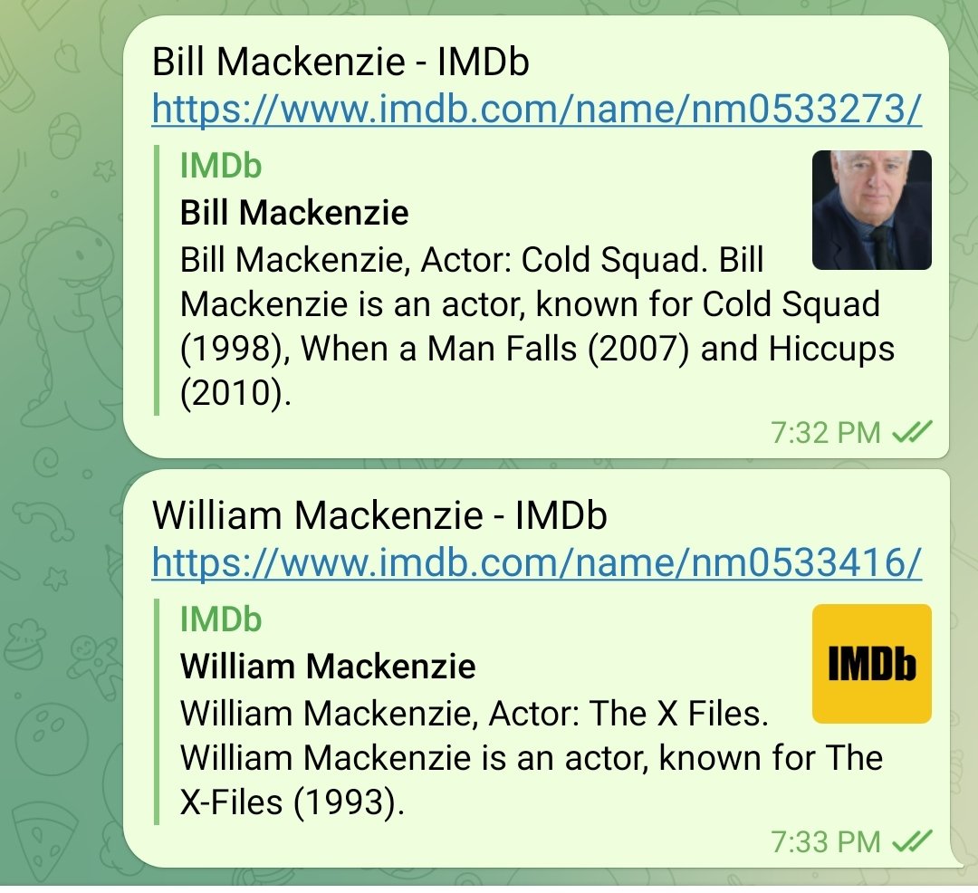OrgulloFreak's tweet photo. Serendipia Random Xfiles
Estos dos tipos hicieron de conductores de autobús en los capítulos Telicko y Blood de xfiles. Prácticamente tienen las mismas líneas de diálogo y se llaman igual.
#thexfiles #expedientex #codigox @aguantemulder https://t.co/KH2Jl2iZI7