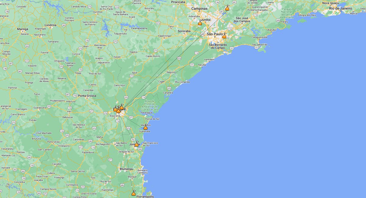 RadioOSG's tweet image. Singela participação no #BSB de #VHF 2022  de #PT5C ( #PY5LUI e #PY5HC). Especial agradecimento ao apoio dos colegas #PY5QW #PY5IQ #PU5OKA #PU5SZN #PU5OBZ. A propagação não facilitou e  estava massacrando os prováveis contatos, escutamos alguns DX porem sem retorno
73 a todos