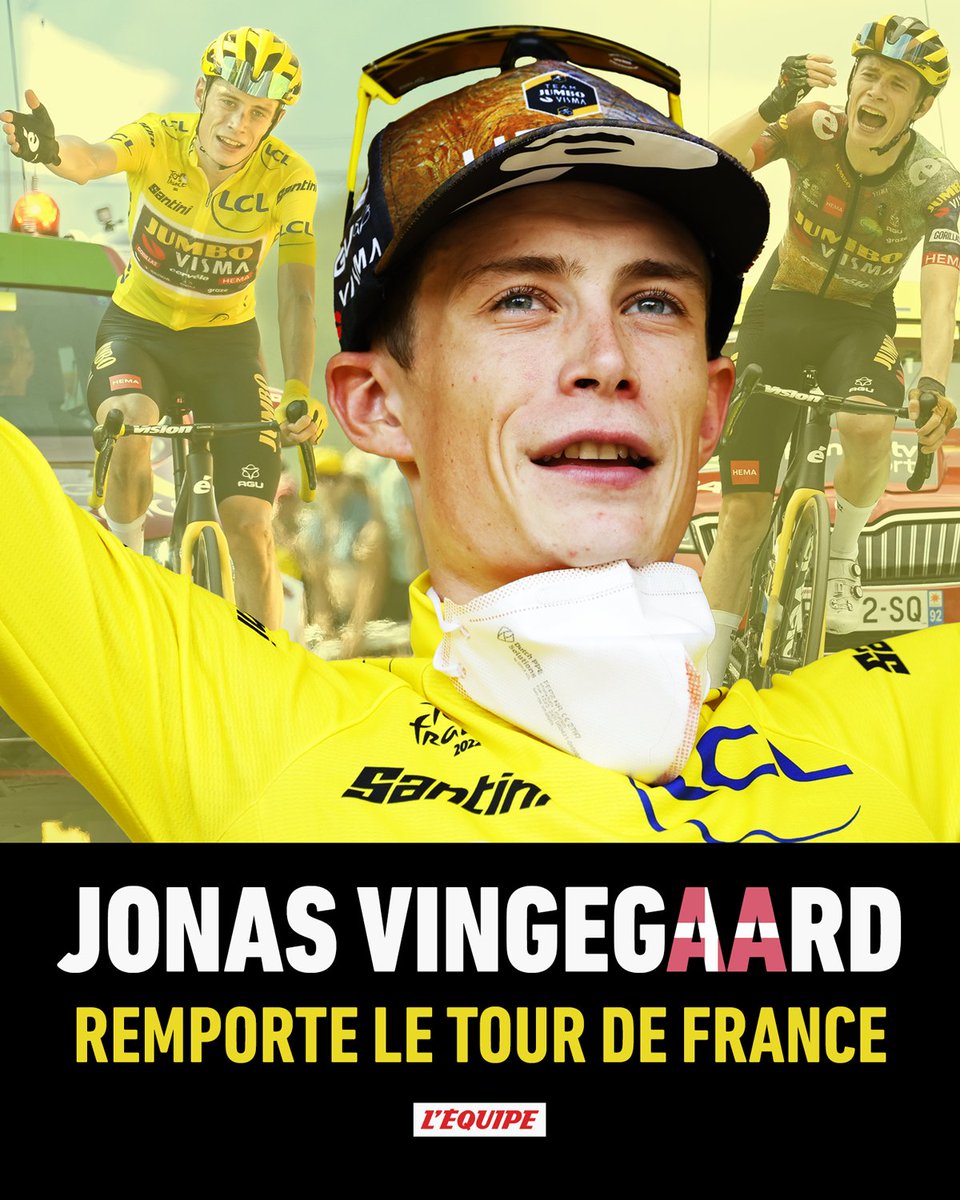 Le Danois Jonas Vingegaard remporte le Tour de France 2022 ow.ly/cMkE50K2Z02 #TDF22 #TDF2022