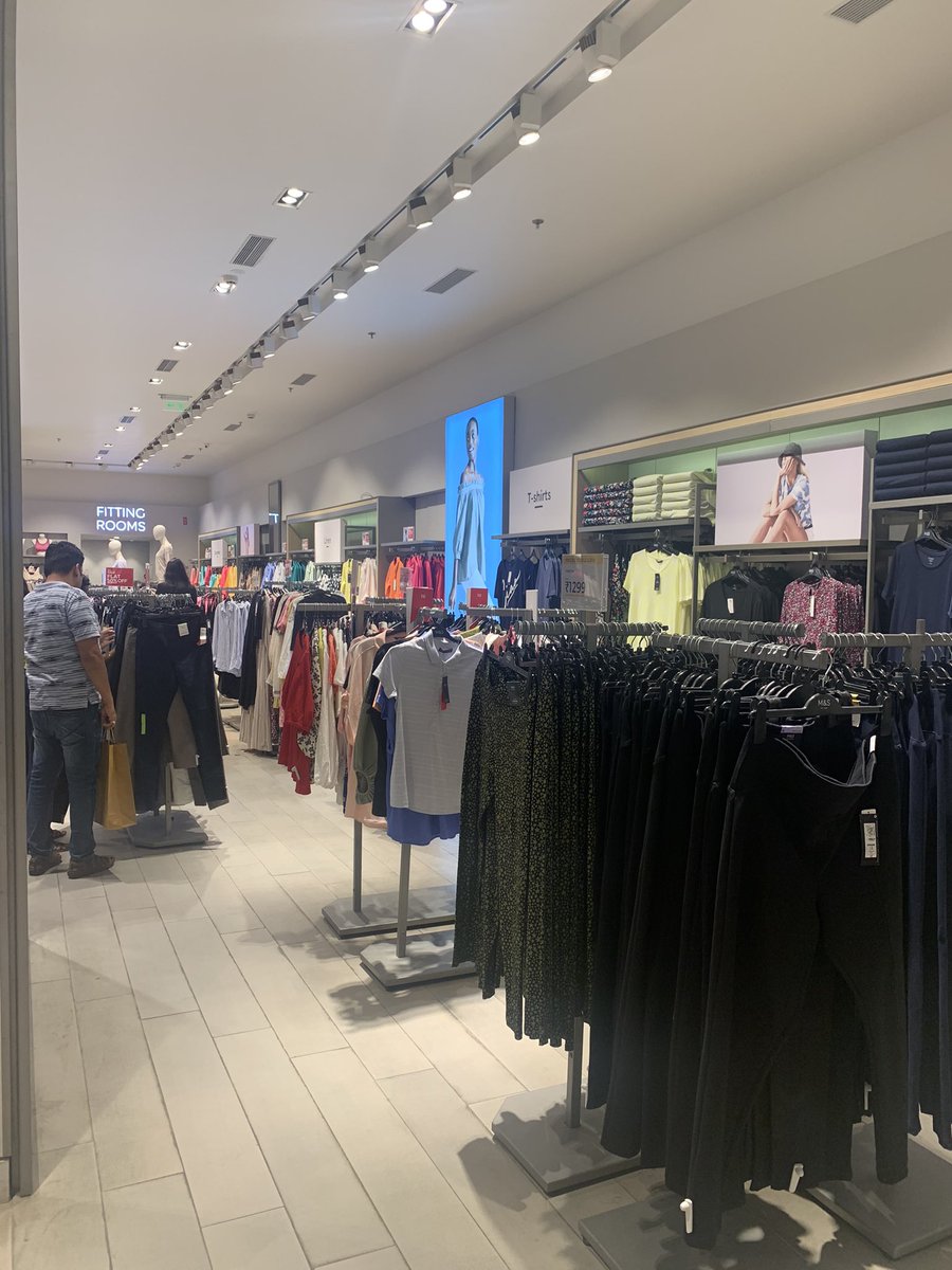 Sing_Suman's tweet photo. I am a regular customer of @marksandspencer while I bought interesting clothing today, somehow I was disappointed. There were no skirts in the female section. What happened?? https://t.co/77DCV9KsEx