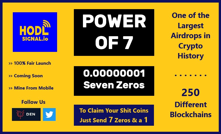 #Airdrops #Airdrop #NewCryptos #Crypto #altcoins #Giveaway #Contest #Inflation #cryptocurrecy #CryptoNews #cryptomining #Powerof7