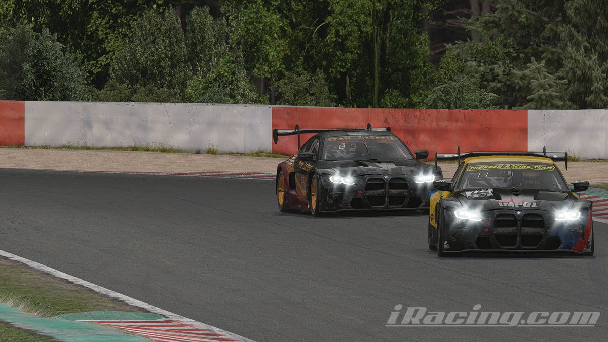 ThunderRacingT1's tweet photo. 10º puesto al final en las 24 hora spa- francorchamps.
Espectacular última hora de carrera con estrategia pura y dura con conexión directa entre equipos @crazyjuampa y muy buena carrera para TeamLaFeria.
Después de tantos problemas, un resultado mas que merecido. https://t.co/VtOAYM26rp