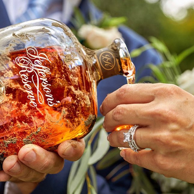 Cheers to everyone taking the plunge this wedding season. Did you remember to bury a bottle of bourbon for good luck?